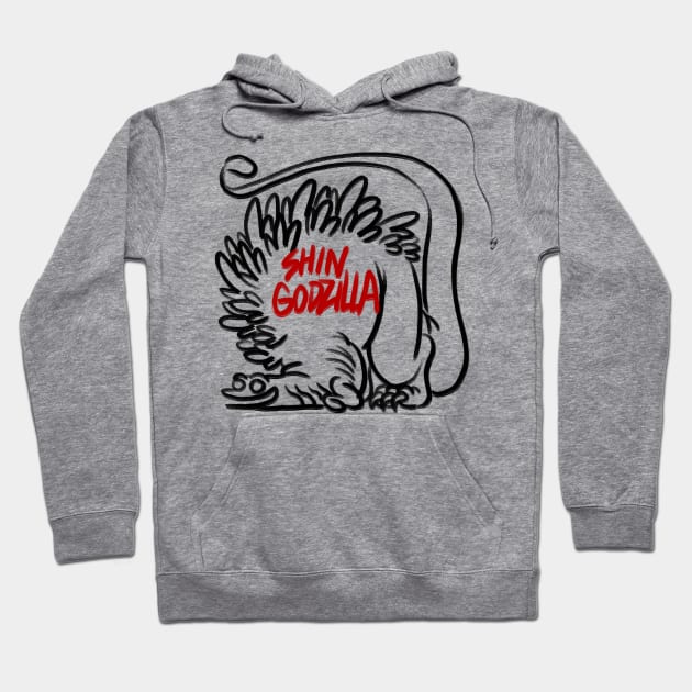 Shin Godzilla Hoodie by nocturnallygeekyme